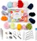 Incraftables Wool Needle Felting Kit (15 Colors). Best Wool Felting Kits for Beginners, Pros, Adults &#x26; Kids. Wool Roving Felt Supplies Starter Set with Plastic Eyes, Landyads, Keychains &#x26; Glue